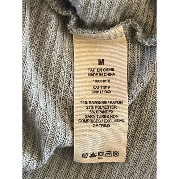 Garage Womens Size Medium Sweater Blue Grey - Picture 5 of 5